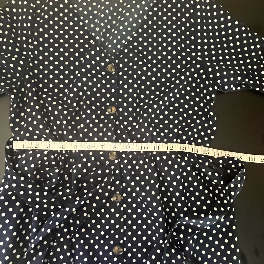 Women’s Polka Dot A-Line Loose Swing Dress Size M - Picture 9 of 13